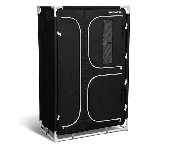 Armario Camping Doble Tubular Black MC