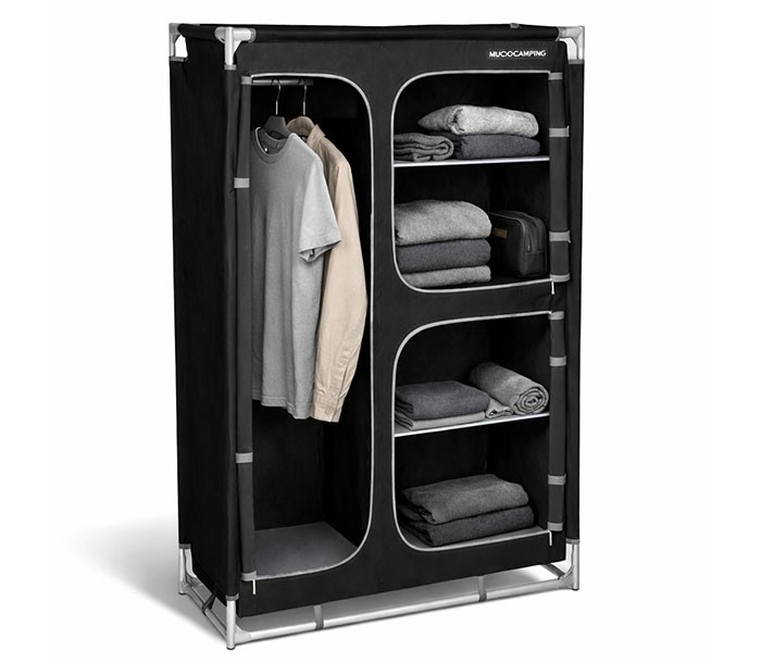 Armario Camping Doble Tubular Black MC 1