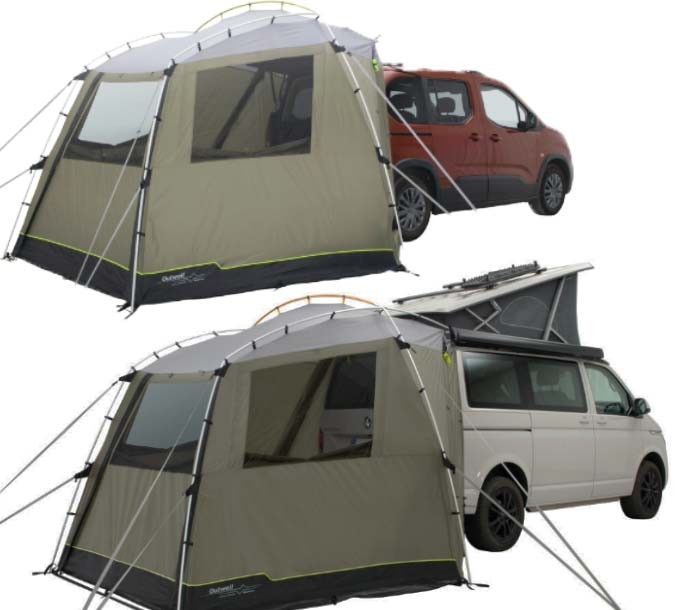 Outwell Avance de furgoneta para camping Milestone Shade