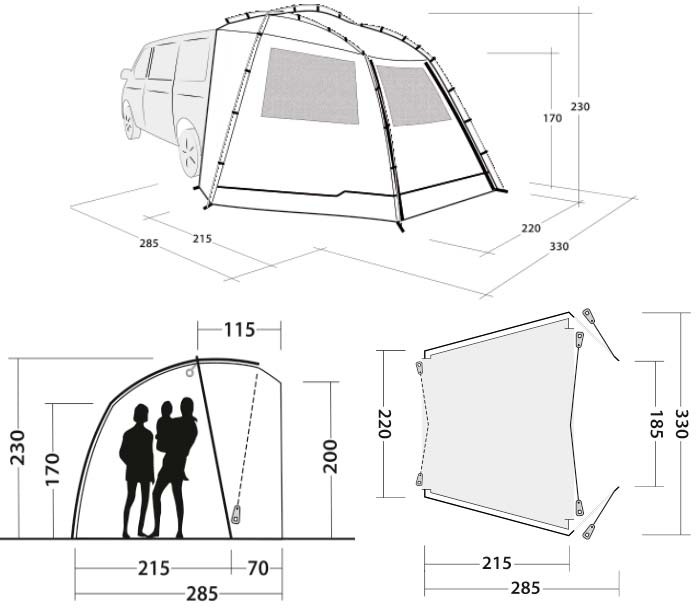 Avance Camper Furgo Outwell Woodcrest 20