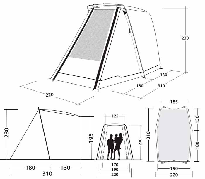 Avance Camper Furgo Outwell Sandcrest L 2