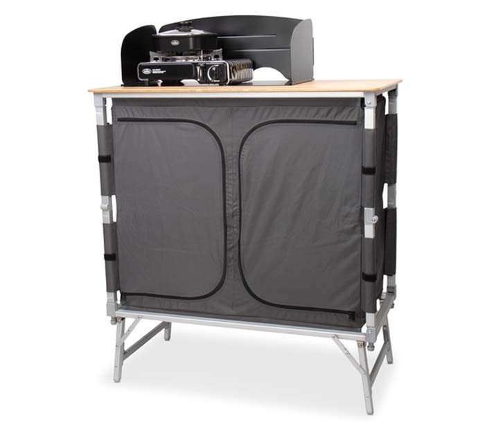 Mueble Cocina Camping Rápido Bambú 1