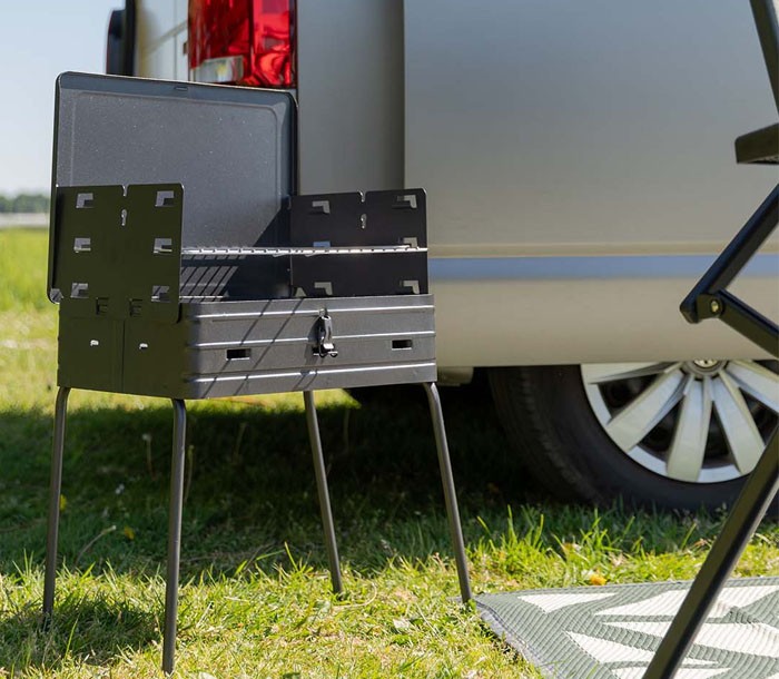 barbacoa portátil para camping 4