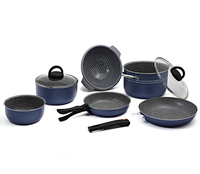 BEAVER Bateria Cocina Camping 22 Flaminia Azul