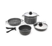 OUTLET Tara Bateria Cocina Camping 7 en 1 Granito