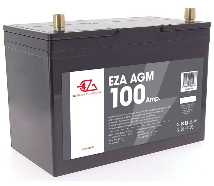 Bateria de AGM 100 Amp