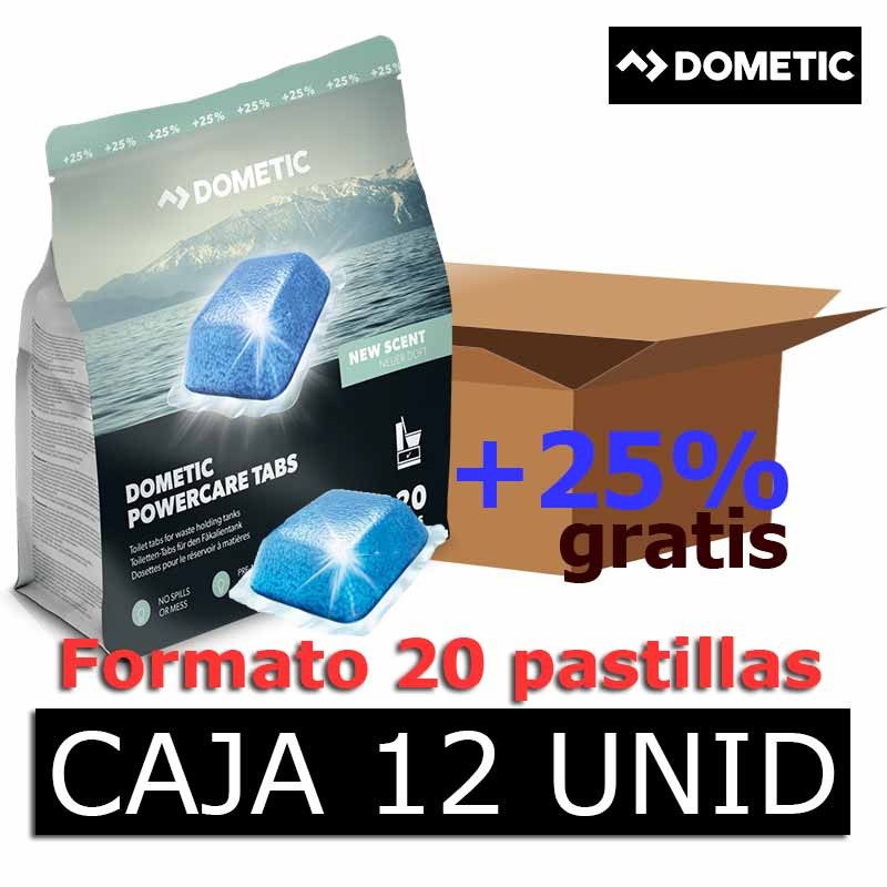 Caja 12 Bolsas Powercare Dometic 20 Pastillas