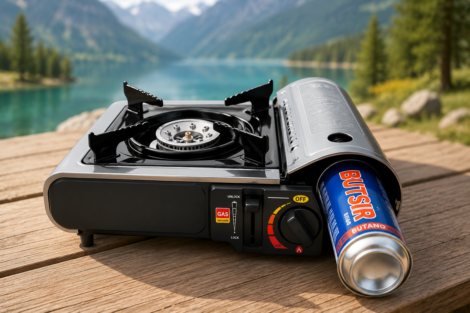 Hornillo camping gas