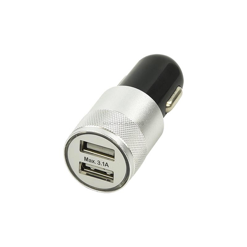 Cargador USB 2 Tomas 12V/24V 3100MA