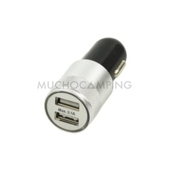 Cargador USB 2 Tomas 12V/24V 3100MA