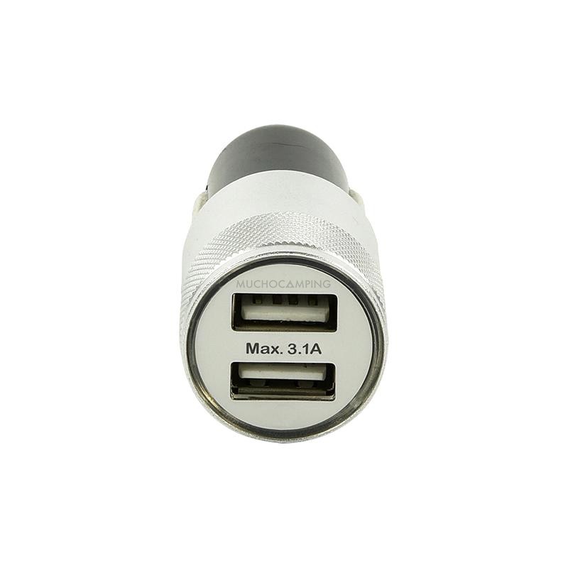 Cargador USB 2 Tomas 12V/24V 3100MA 1