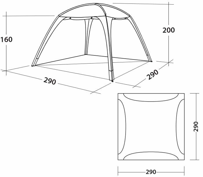 Carpa plegable Outwell Summer Lounge XL - Accesorios camping