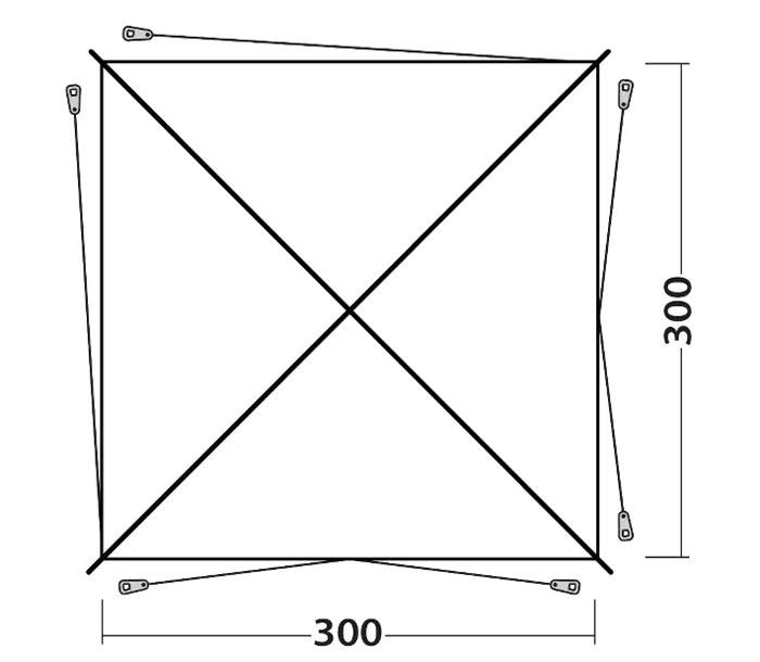 Carpa Outwell Fastlane 300 Shelter 5