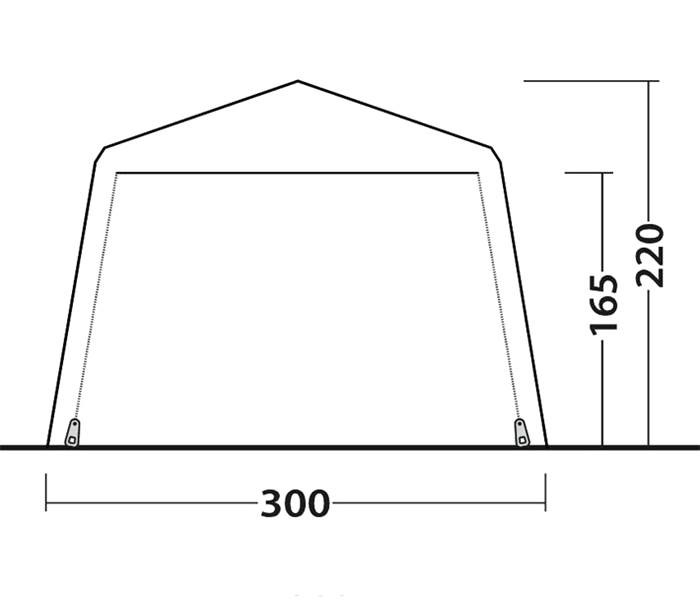 Carpa Outwell Fastlane 300 Shelter 6