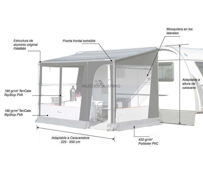 Cerramiento Caravanstore XL Cs-Activa (Plus) 2.8Mt 9