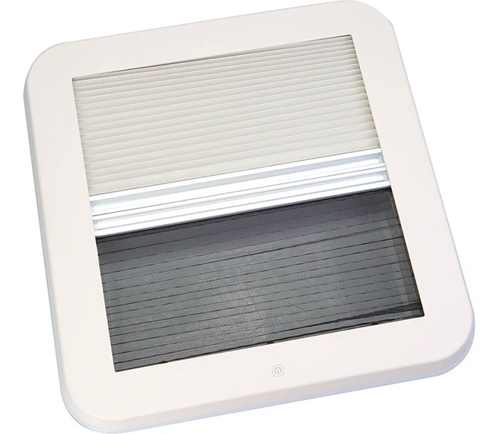 Claraboya 40X40 Clear Completa C/LED 3