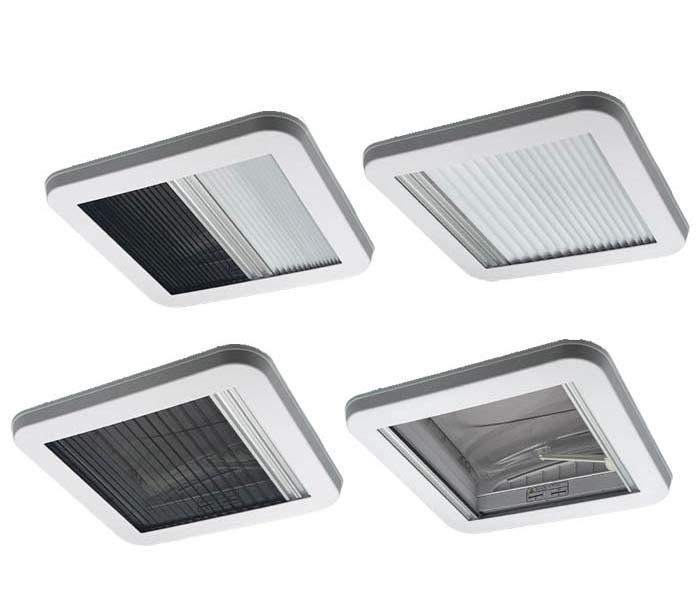 Claraboya 40X40 Clear Completa C/LED 2