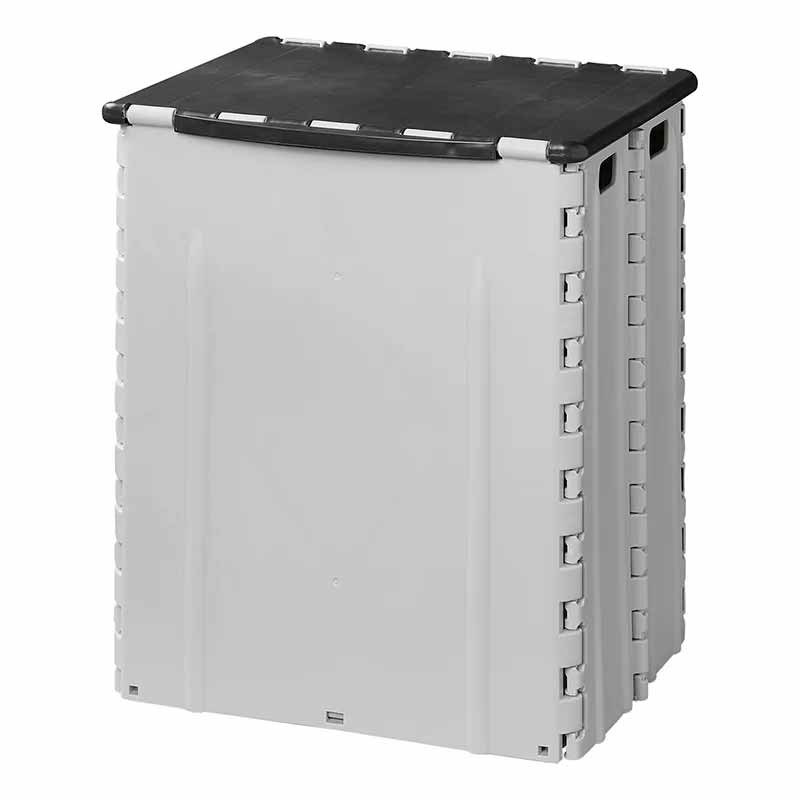 Cubo basura plegable Grey Black Accesorios camping MuchoCamping