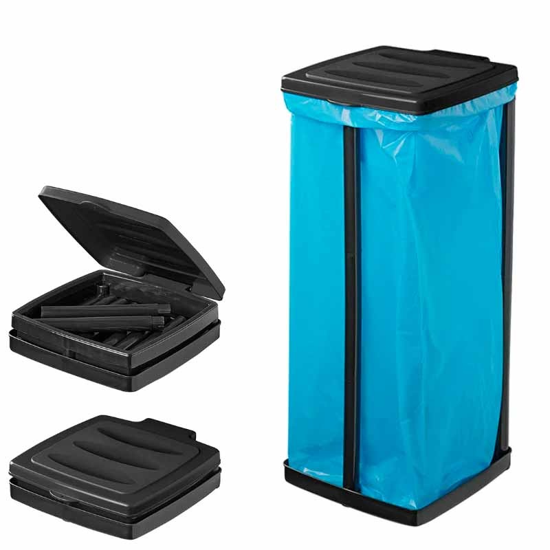 Cubo basura plegable Black - Accesorios camping