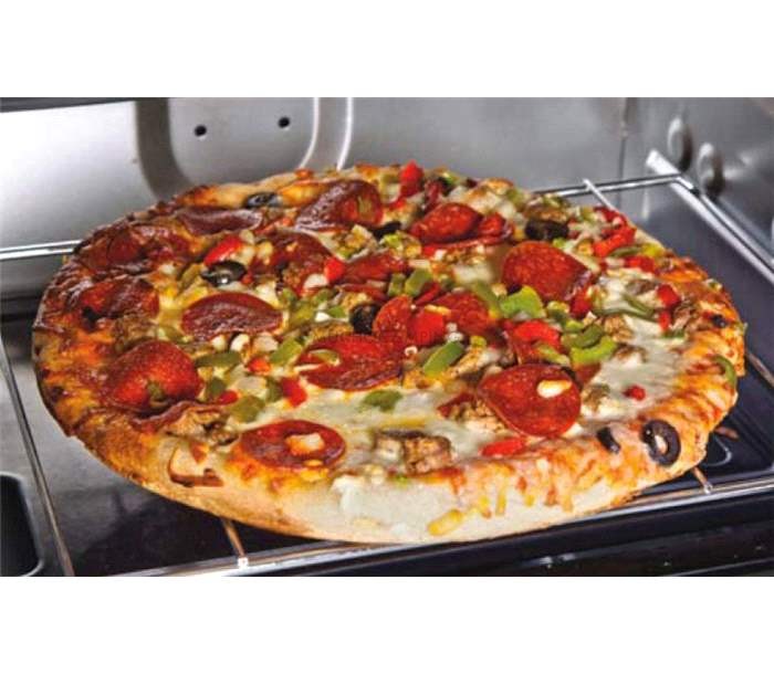 Horno para Pizza de Gas Propano Portatil Acero Inoxidable 12 Acampar  Camping 