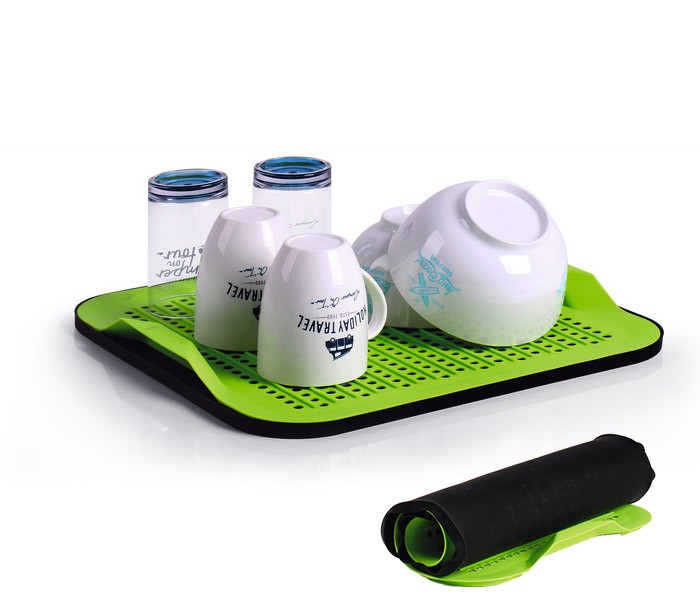 Escurreplatos enrollable