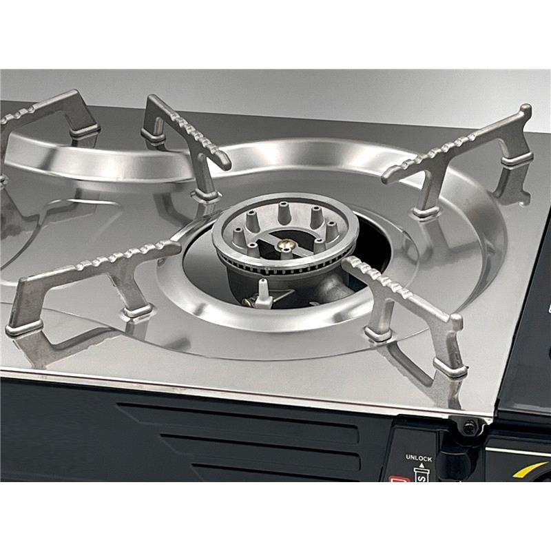 Outlet Fogón Gas Cartucho 2 Fuegos con Plancha 2