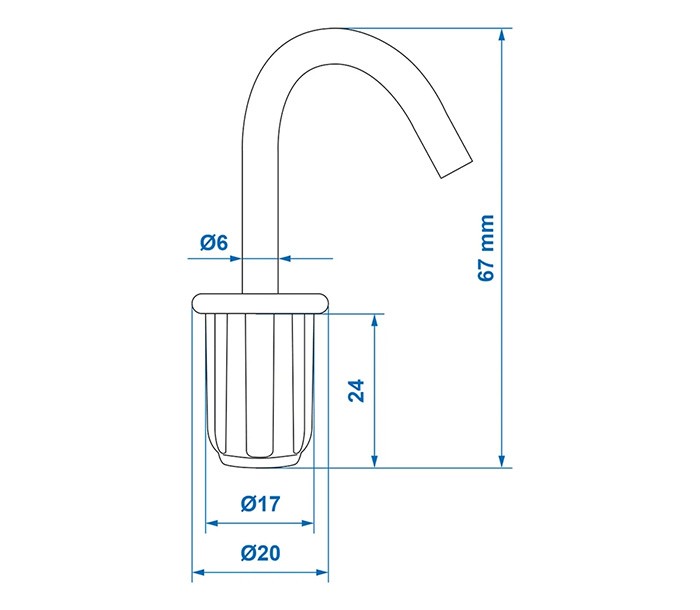 Set 4 Ganchos Tubo Avance 19 1