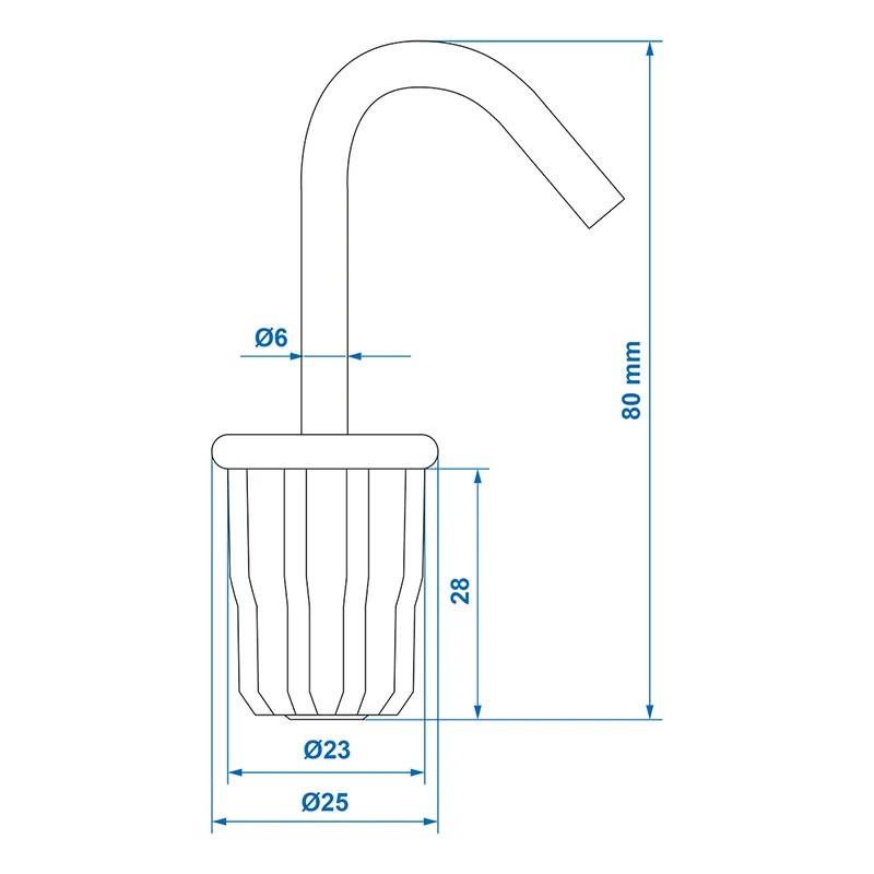 Set 4 Ganchos Tubo Avance 25 1