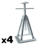 Set 4 martinetes apilable seguridad