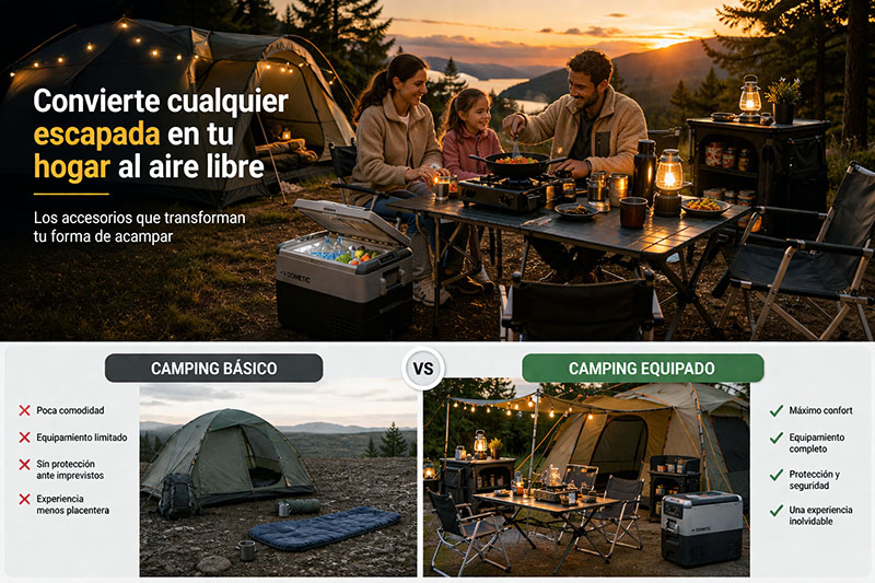 mejores accesorios de camping