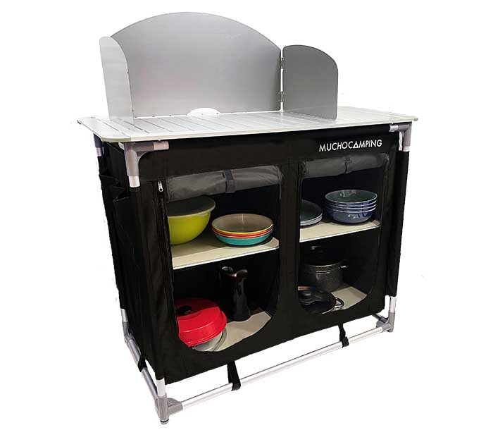 Mueble cocina tubular 4 Black- Cocina camping