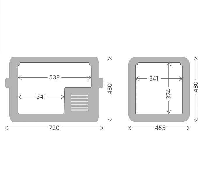 Nevera Compresor Dometic - CFX5 55 L 11