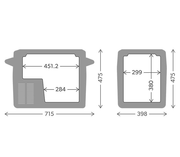 Nevera Compresor Dometic - CFF45 6