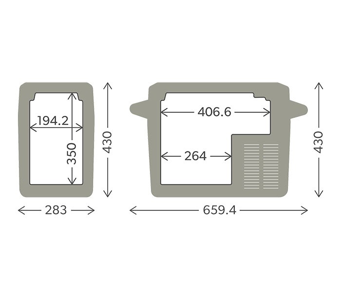 Nevera Compresor Dometic CFF20 12V - 24V y 220V 7