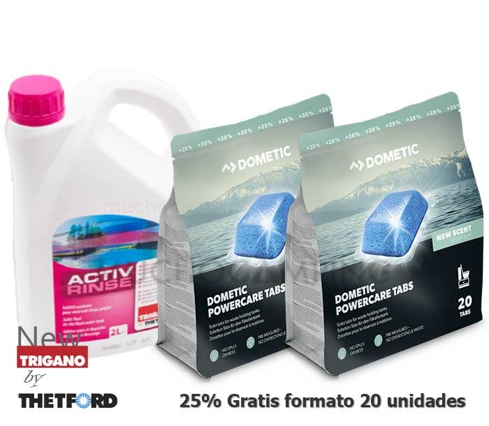 Pack Powercare + Liquido Rosa - Sanitarios