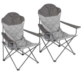Pack Duo 2 Sillas Kampa High Back