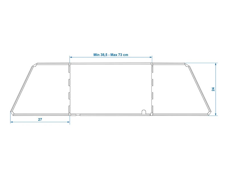 Paraviento Cocina Extensible con Ventosas 5