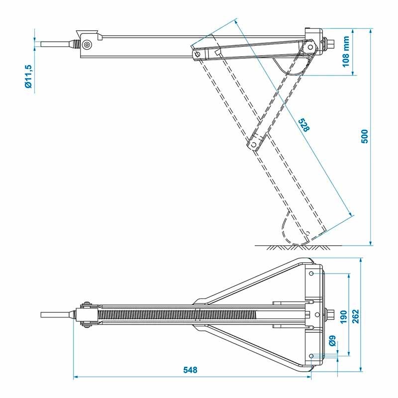 Patas caravana 800kg 3