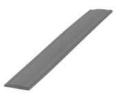 Perfil Cubre Tornillos Gris