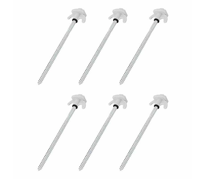 Set 6 Piquetas C/Cabezal Taladro - Ítem