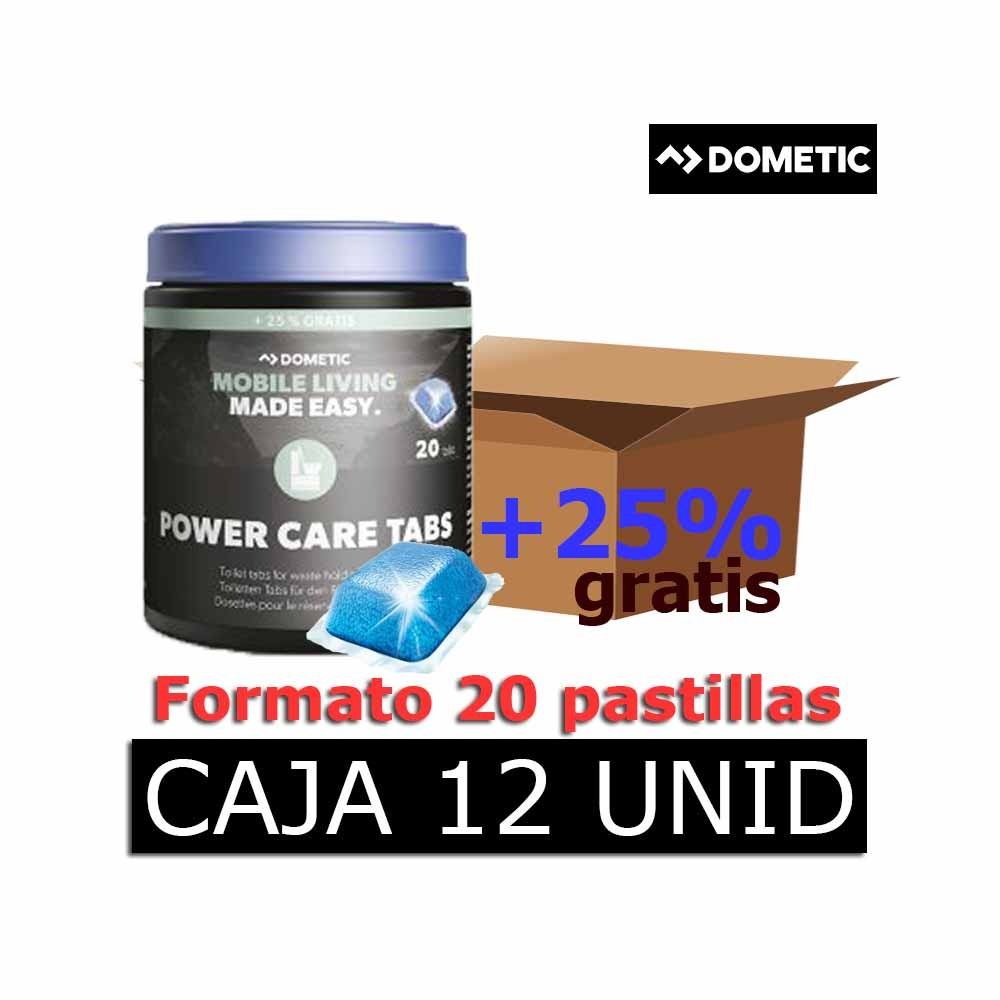 Caja 12 Botes Powercare Dometic 20 Pastillas 1