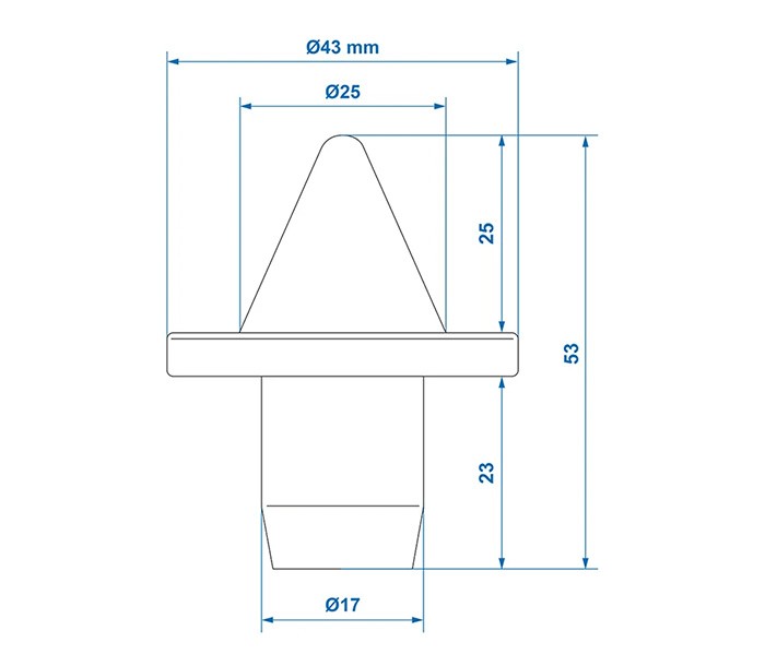 Set 4 Puntas Tubo Avance Toldos 19 1