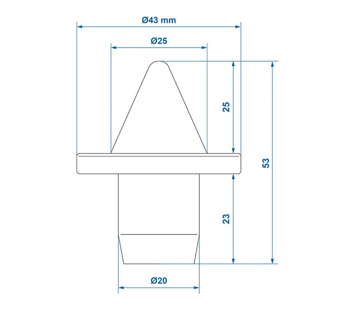 Set 4 Puntas Tubo Avance 22 1