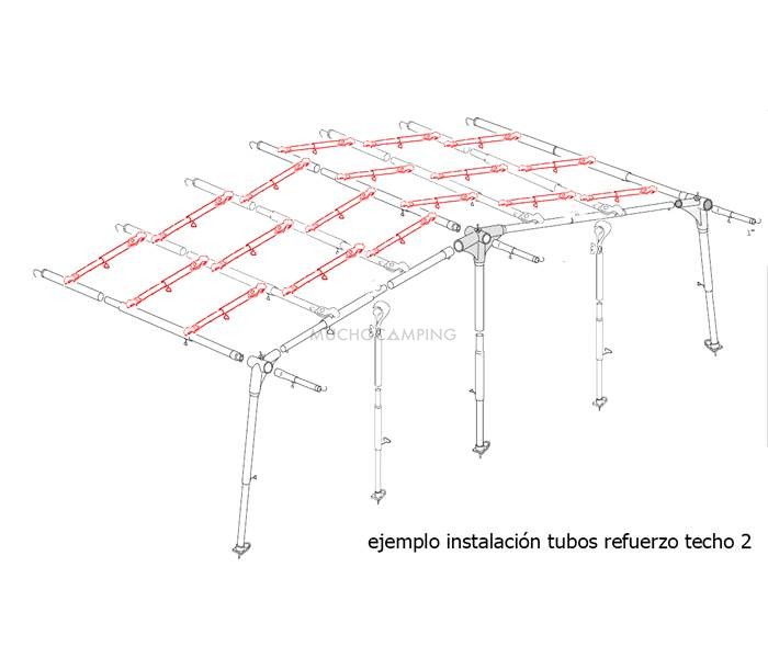 Tubo Refuerzo Techo Avance 4B 80-135 Bicro 2