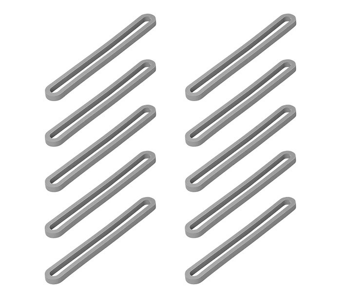 Set 10 Gomas Elásticas Gris