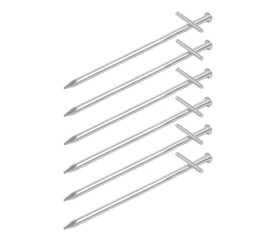 Set 6 Piquetas Roca T 17 cm