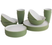 Set Vajilla Microondas 4 Pers Shadow Green