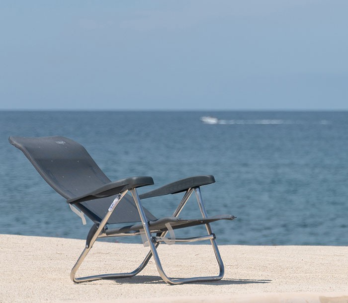 Silla de Playa Crespo Gris Antracita 3