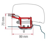 Soporte Toldo Fiamma F40 Van Renault Trafic L2