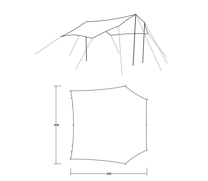 Outwell Canopy Tarp L 7